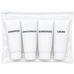 Kit Frascos para Viagem com 4 unid.
