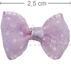 Laço Mini Organza - 10 unid. - Cores Diversas