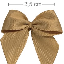 Laço de Cetim 3,5cm - 20 unidades - Ouro