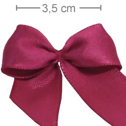 Laço de Cetim 3,5cm - 20 unidades - Pink