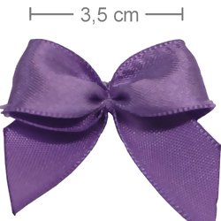 Laço de Cetim 3,5cm - 20 unidades - Violeta
