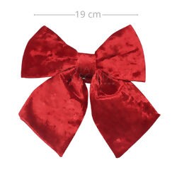 Laço de Veludo Vermelho 19 x 22 cm - Ref. 6398-B20