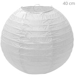 Lanterna Redonda 40 cm - Branco