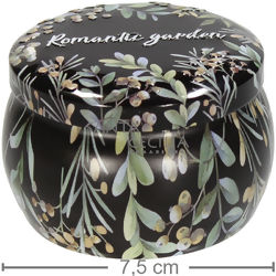 Caixa de Metal Ref. 03563 - Romantic Garden Preta