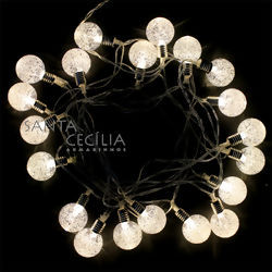 LED Decorativo 1 Função 20 LEDs - Branco Quente Ref. NTN22020Q