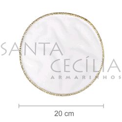 Organza Redonda 20 cm - 25 unidades - Cores Diversas