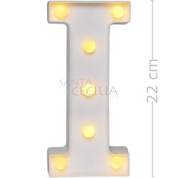Letra LED 22 cm - I