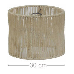 Luminária Rústica Redonda 30cm - Sisal NATURAL  R$97,50