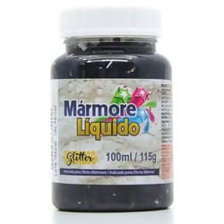 Mármore Líquido 100ml - Preto Via Láctea