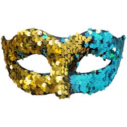 Máscara de Carnaval Paetê Ref. XK - 01