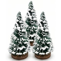 Árvore de Natal Mini 9cm - 3 unidades
