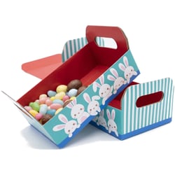 Caixote de Papel Cartão Páscoa 10unid. - Ref. 130005526 Luke