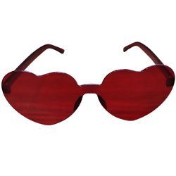 Óculos para Festa Transparente Heart Ref. 9554