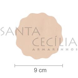 Organza 9cm Areia c/ 50 unidades