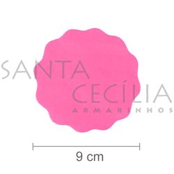 Organza 9cm Pink c/ 50 unidades