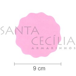 Organza 9cm Rosa c/ 50 unidades