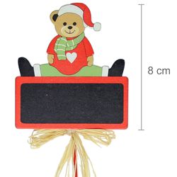 Palito Decorativo de Natal - Urso C9-1