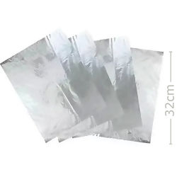 Papel Chumbo 32 x 22 cm - 100 unid. - Liso Prata