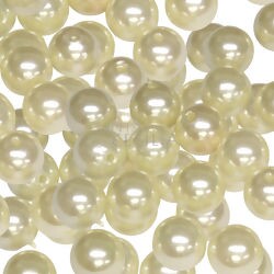 Pérola 12mm - 35 esferas - Creme