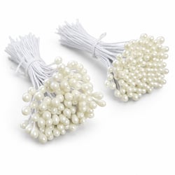 Pistilo Branco Perolizado 200 unid. Ref. 414
