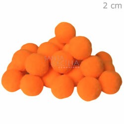 Pom Pom Solto 20mm - 100 unid. - Laranja 523