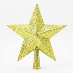 Ponteira de Estrela Ouro Glitter 23,5 cm Ref. DY9051