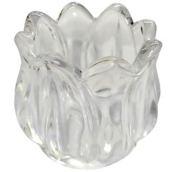 Porta-Vela em Vidro Tulipa Ref. XJ - 77