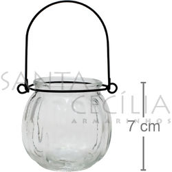Potinhos para Lembrancinhas - Porta Vela com Alça Ref. 2987