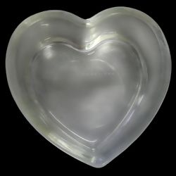 Porta-Vela em Vidro Coração Ref. AD001