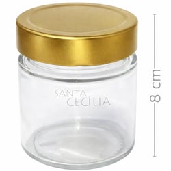 Potinhos para Lembrancinhas de Vidro - 200 ml Redondo