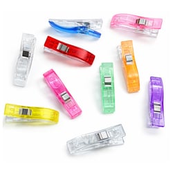 Prendedor Colorido 1,2 x 5,6 cm - 10 unid. - Cores Variadas
