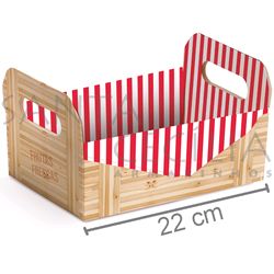 Caixote de Papel Cartão Quitandinha M - Ref. 23011131