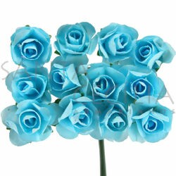 Mini Florzinha de Papel 144 unid. - Azul Claro