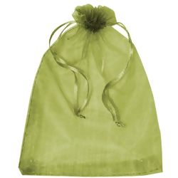 Saquinho em Organza 13 x 18 cm - 10 unid. Verde