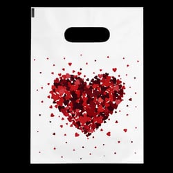 Sacola Plástica 20 x 30 cm Decorada - 25 unid.