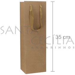 Sacola de Papel para Vinho A15-1 - Kraft