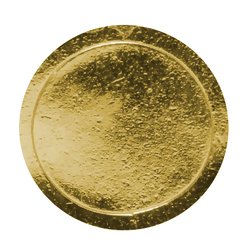 Etiqueta Adesiva Redonda Dourada - 150 unidades