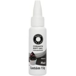 Corante Soft Gel 15g Mago - Preto