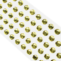 Strass Adesivo Dourado - Diversos Tamanhos