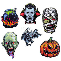Tag Decorativa Halloween 10 unid. - Diversos Modelos