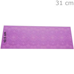 Tapete em Silicone para Renda de Açucar 10X31cm - Cód.GMEZN934