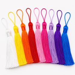 Tassel Pingente de Seda 10 unid - Diversos