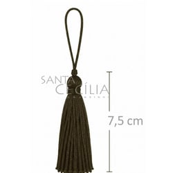 Tassel Pingente de Seda 10 unid - Verde Musgo 260