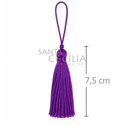 Tassel Pingente de Seda 10 unid - Roxo 339
