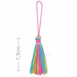 Tassel Pingente de Seda 10 unid - Colorido