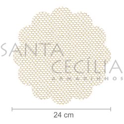 Filó Metal 24cm - 25 unid. - Ouro