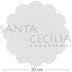 Filó Metal 30cm - 25 unid. - Prata