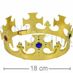 Coroa Dourada Rei - Ref. ZW-50195 