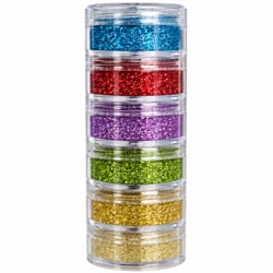 Tinta Facial Glitter 5 Potes com 4g - Ref. 2006