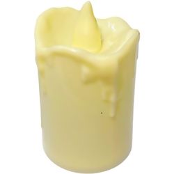 Vela LED Grande Creme
